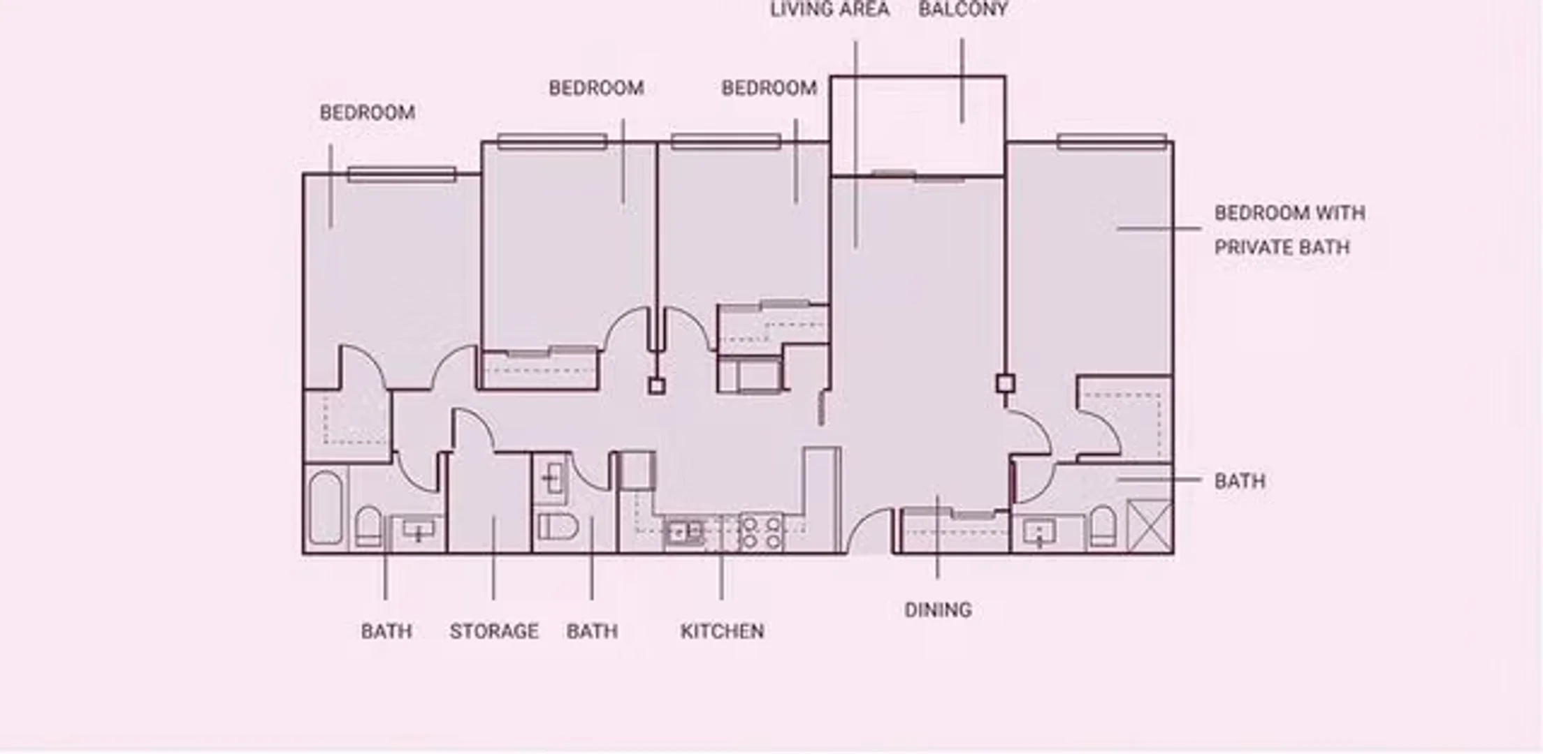 Zimmer in Studentenwohnung in  zu vermieten, voll möbliert