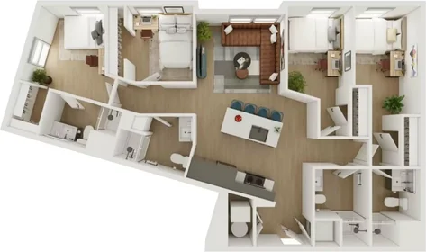 Chambre privée à West Wood Street, image 1 de 10