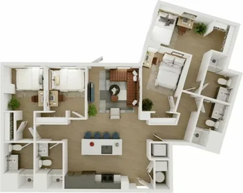Chambre privée à West Wood Street, image 1 de 45