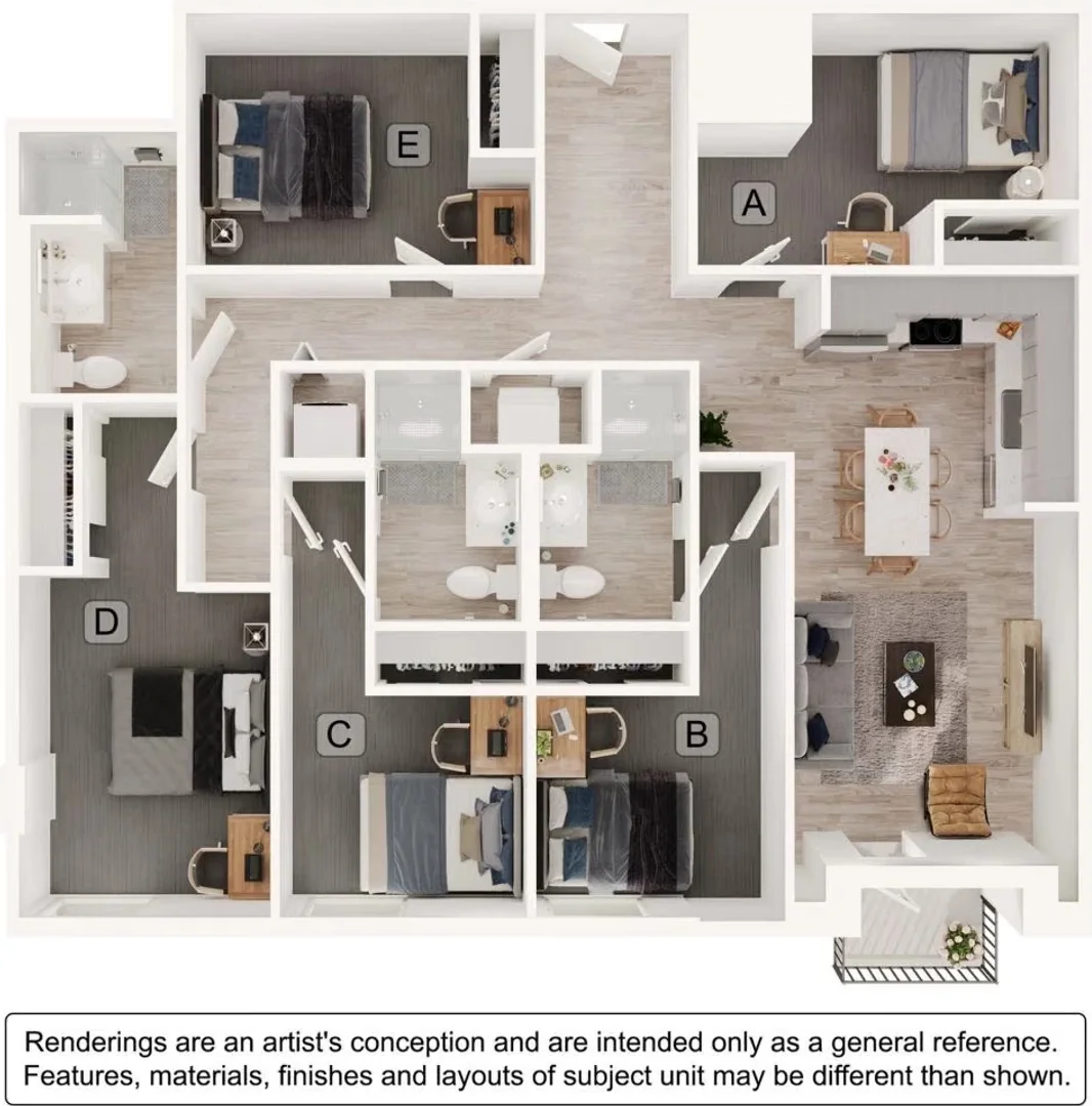 Habitación para estudiantes en  con modernas comodidades