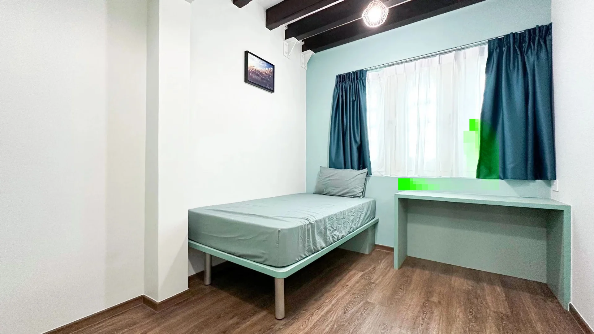 'de öğrenci dairesinde, tamamen mobilyalı kiralık oda
