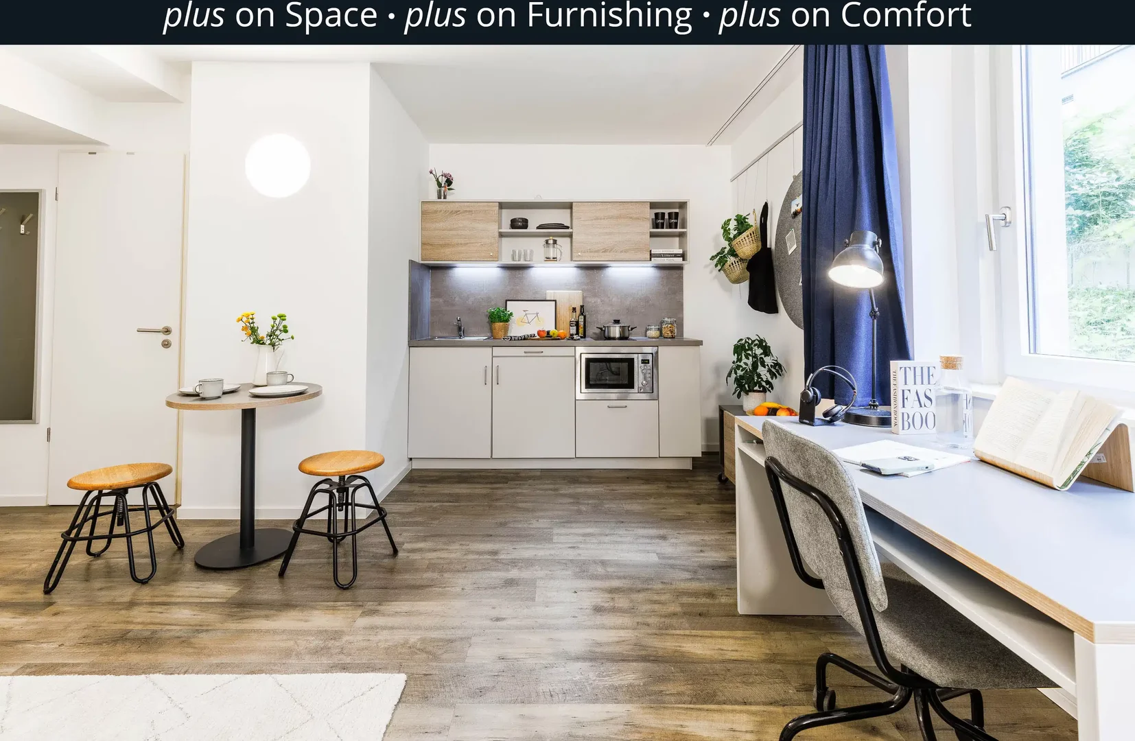 Apartamento estúdio compacto ideal para estudantes em