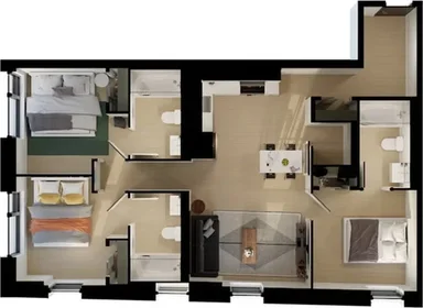 Chambre privée à Albert Street, image 1 de 7