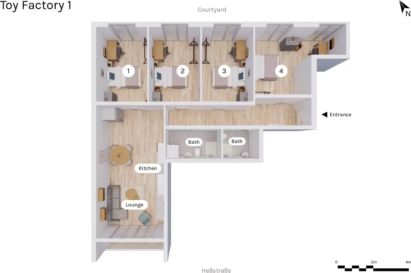 Preisgünstiges Studentenzimmer in günstiger Lage in 