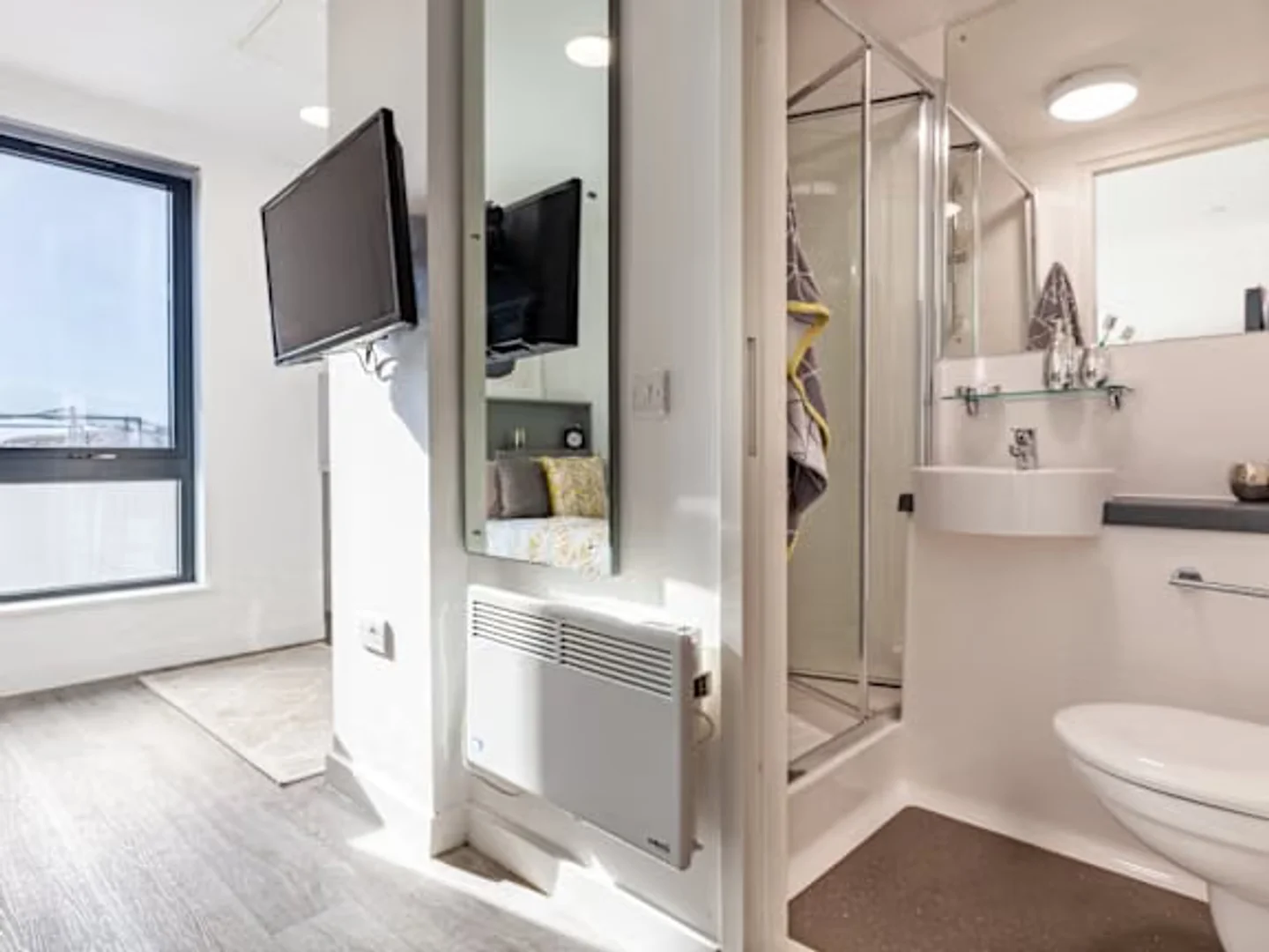 Chambre d'étudiant confortable et spacieuse dans 