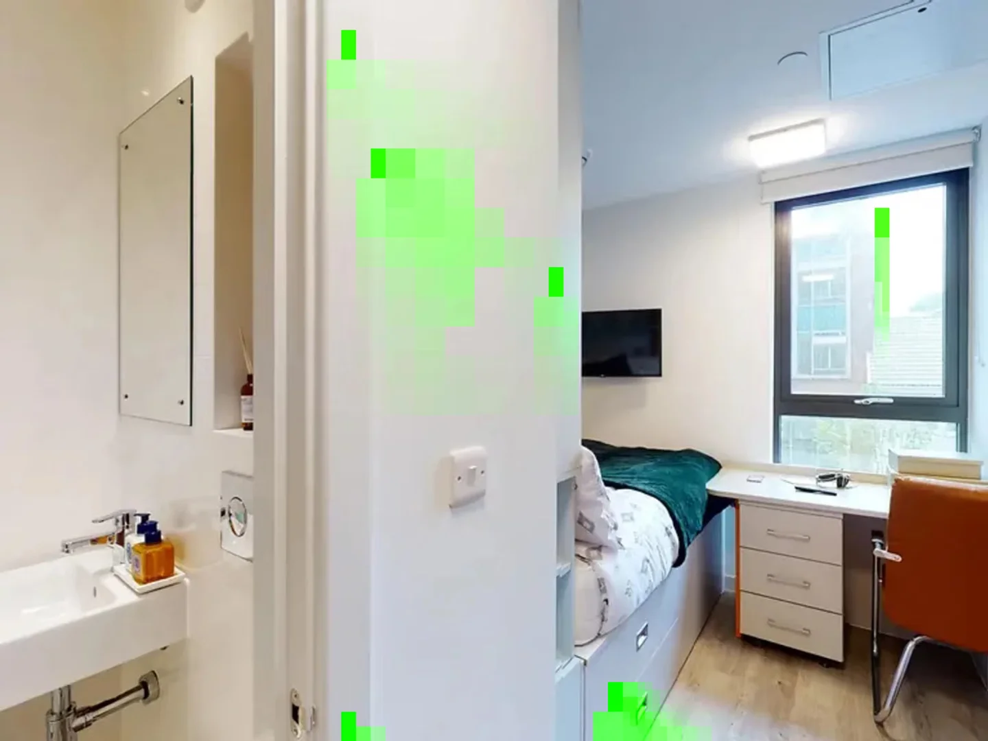 Chambre à louer dans un appartement d'étudiant à , entièrement meublée