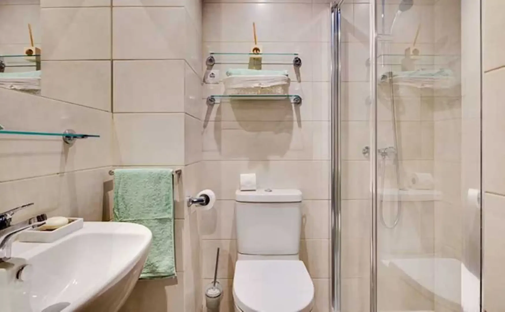 Affordable studio apartment with essential features in 