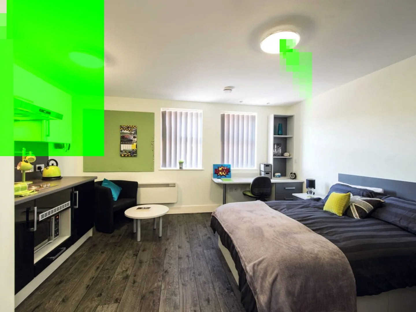 Asequible apartamento estudio con características esenciales en 
