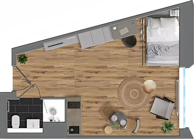 Studio in der Bremer Platz, bild 5 von 24