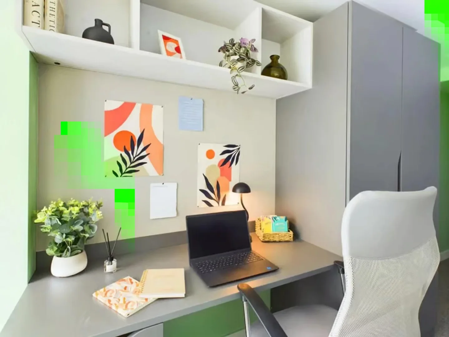 Modern student studio with complete amenities in 