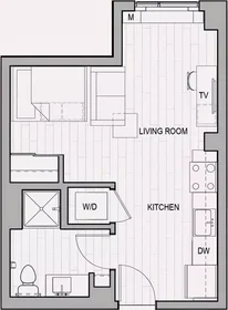 Studio in der 15th Avenue Southeast, bild 2 von 25