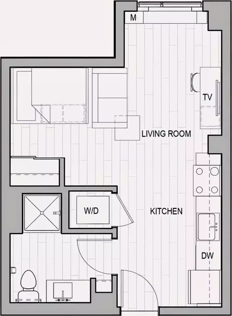 Kompakte Studiowohnung ideal für Studenten in
