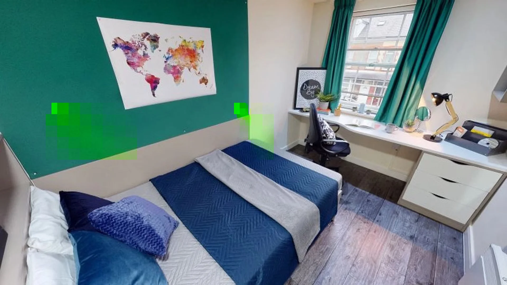 Chambre à louer dans un appartement d'étudiant à , entièrement meublée
