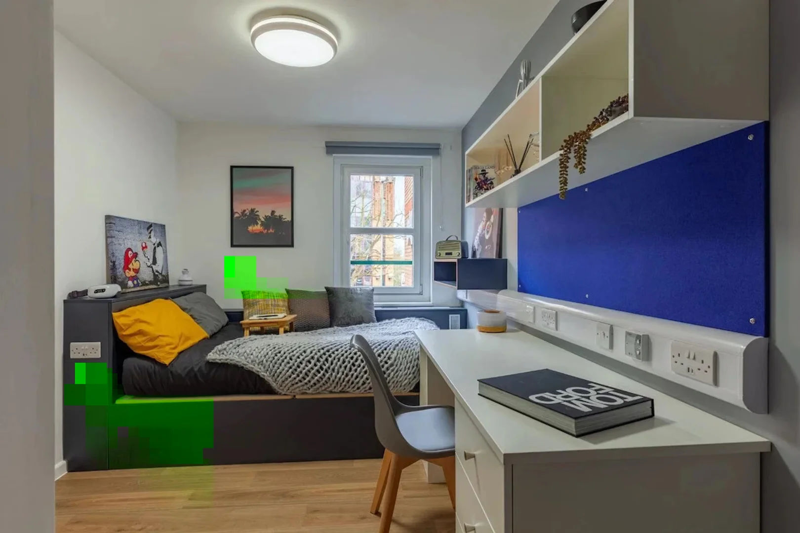 Zimmer in Studentenwohnung in  zu vermieten, voll möbliert