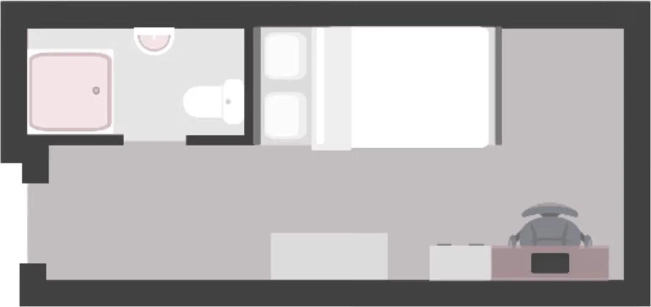 Gemütliches Zimmer für Studenten in