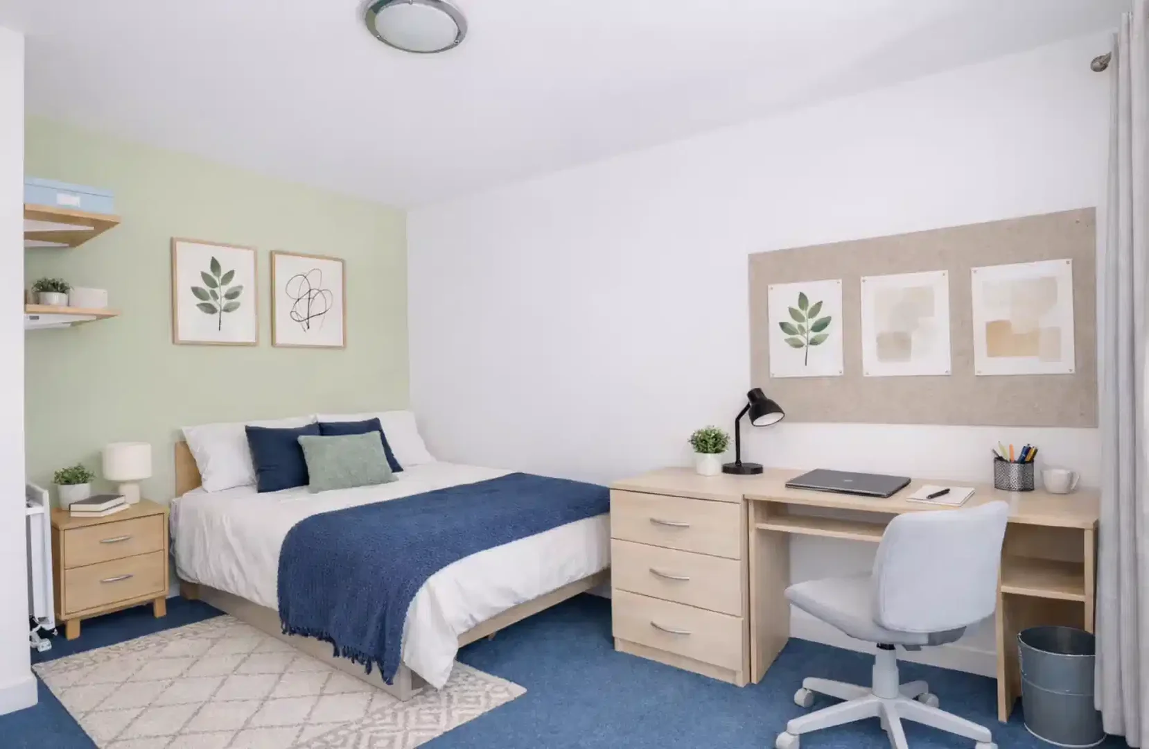 Chambre d'étudiant confortable et spacieuse dans 
