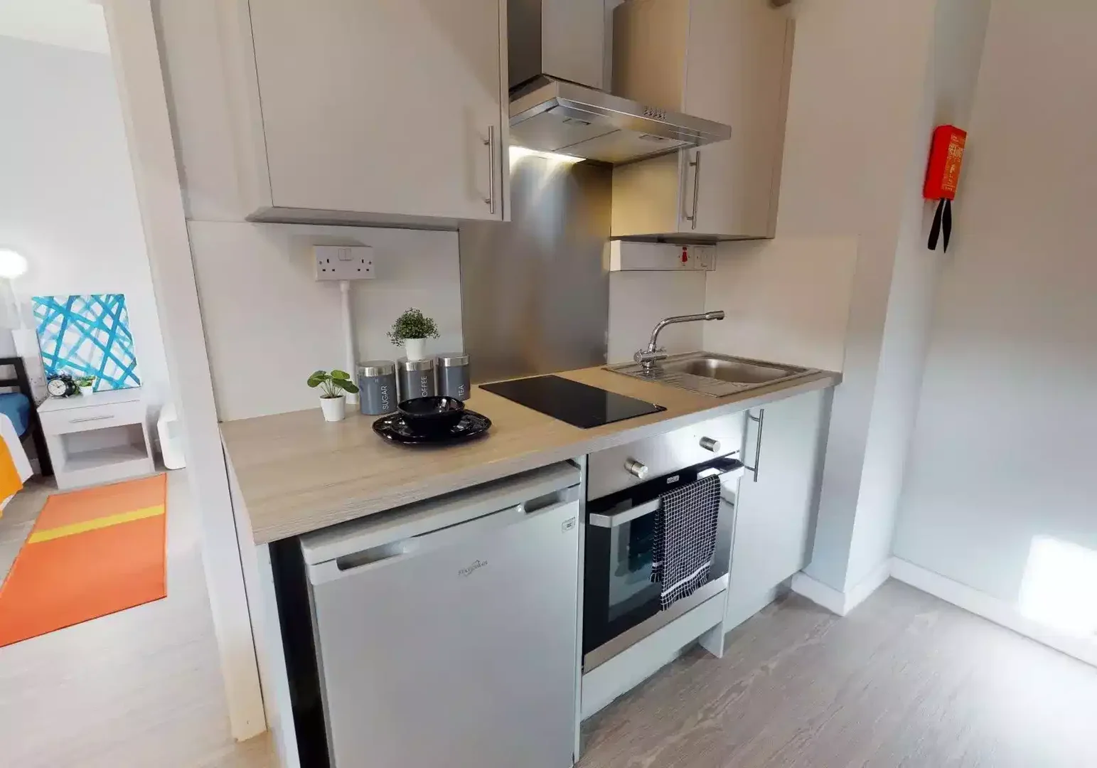 Chambre à louer dans un appartement d'étudiant à , entièrement meublée
