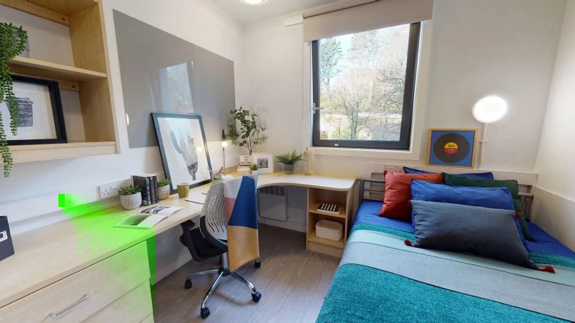 Chambre d'étudiant économique avec emplacement pratique dans 