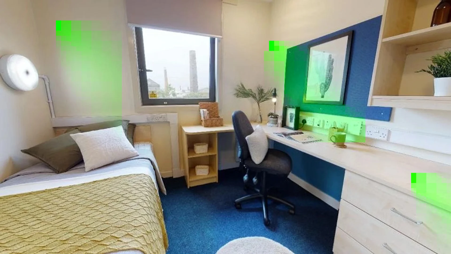 Chambre à louer dans un appartement d'étudiant à , entièrement meublée
