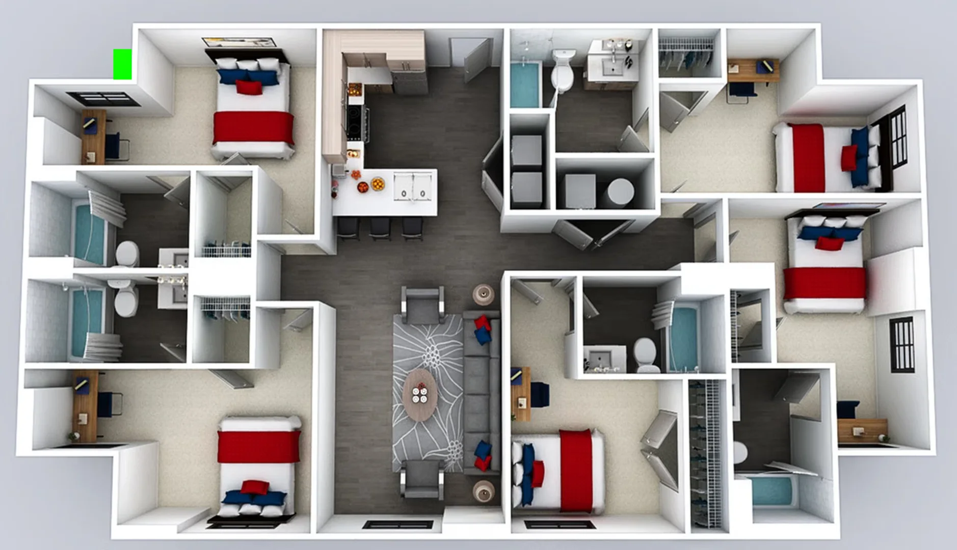 Cozy room for students available in