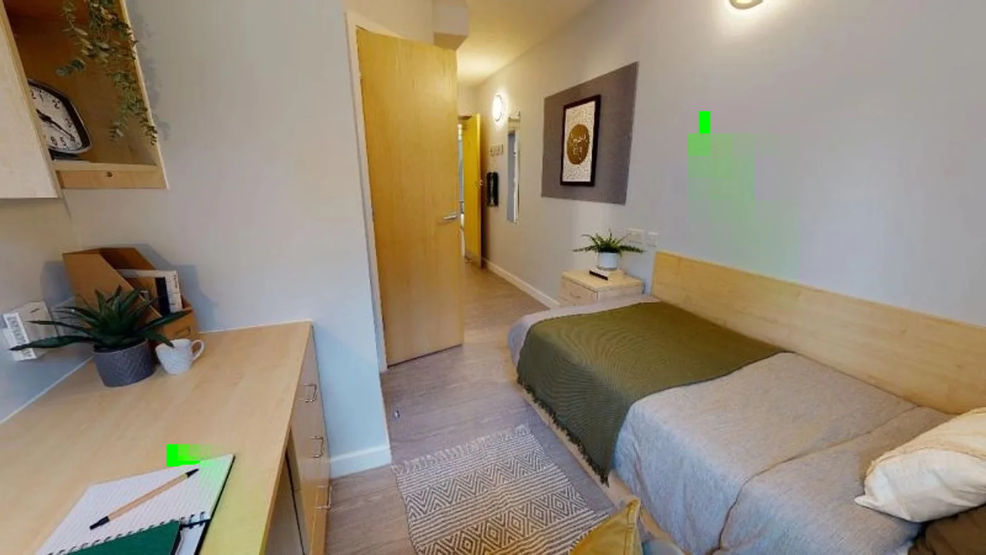 Funktionelles Studentenzimmer perfekt zum Studieren in 