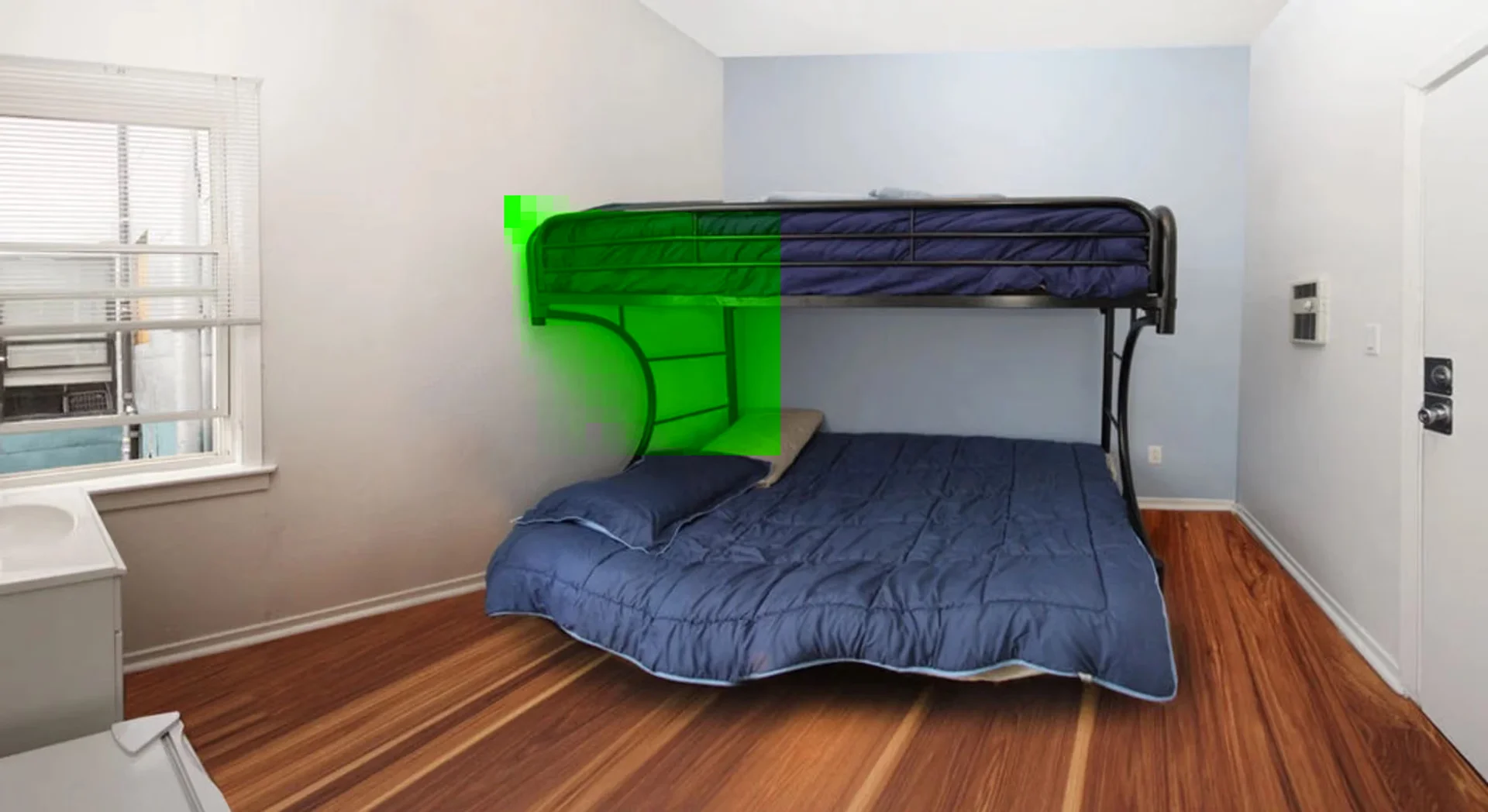 Quarto de estudante económico perto do campus em 