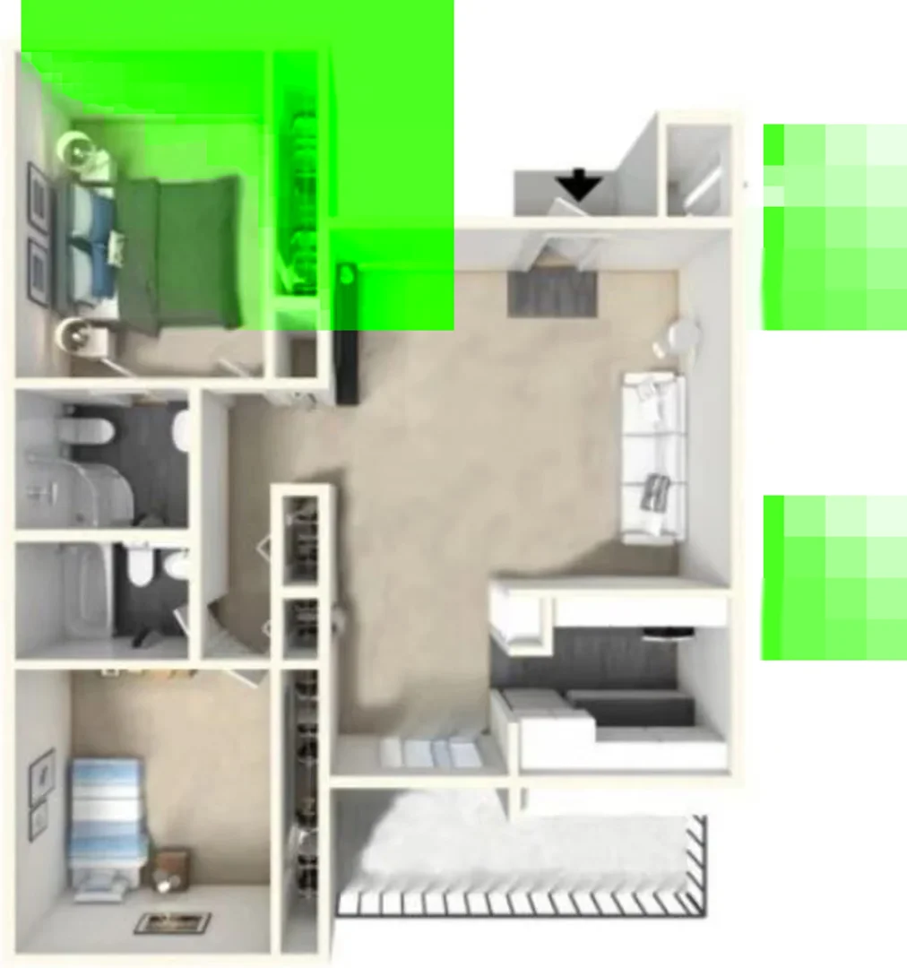 Habitación para estudiantes en  con modernas comodidades