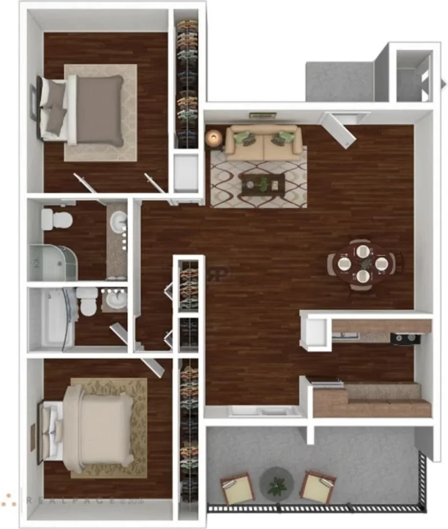 Habitación en apartamento estudiantil en alquiler en , completamente amueblado