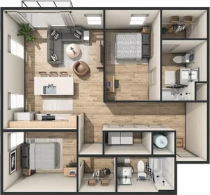 Quarto privado em South Riverside Drive, imagem 1 de 10
