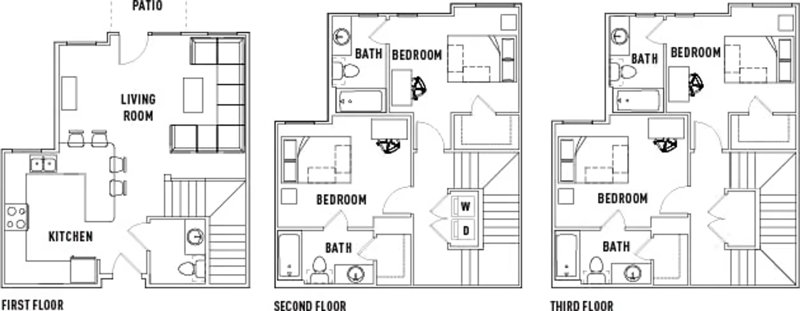 Habitación para estudiantes en  con área de estudio y facilidades compartidas