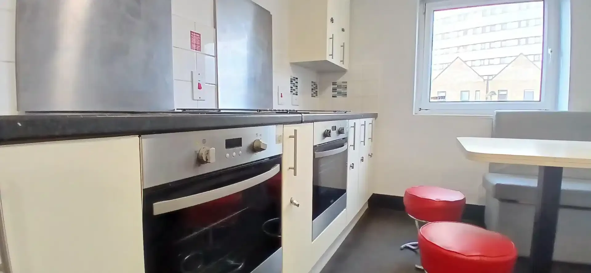 Affordable room for students with ample lighting in