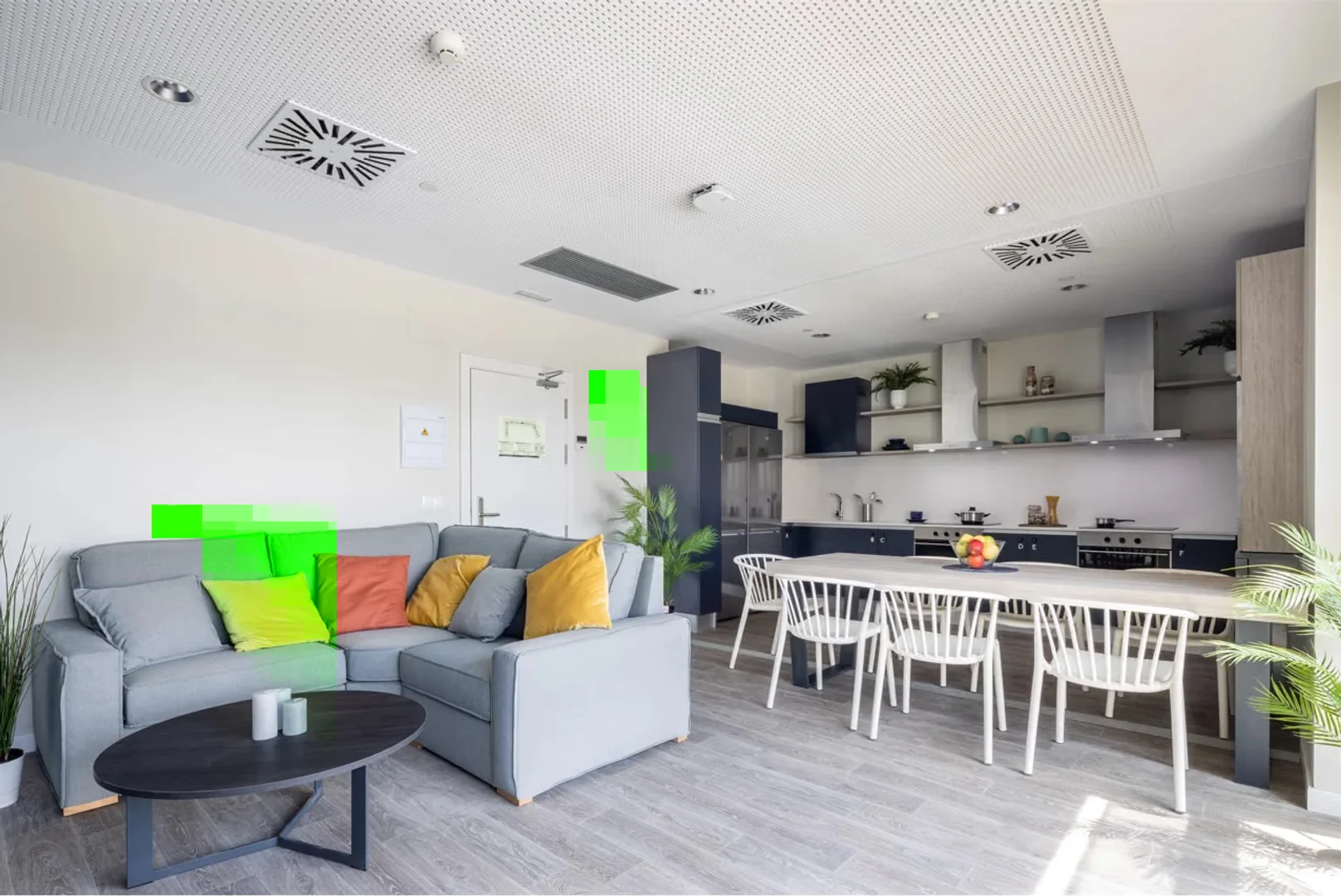 Quarto amigo do estudante em  com comodidades modernas