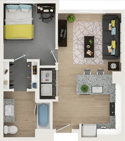 Quarto privado em East Apache Boulevard, imagem 1 de 10