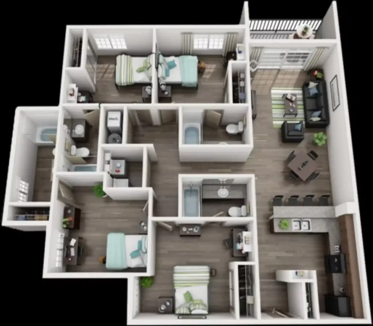 Habitación estudiantil económica con ubicación conveniente en 