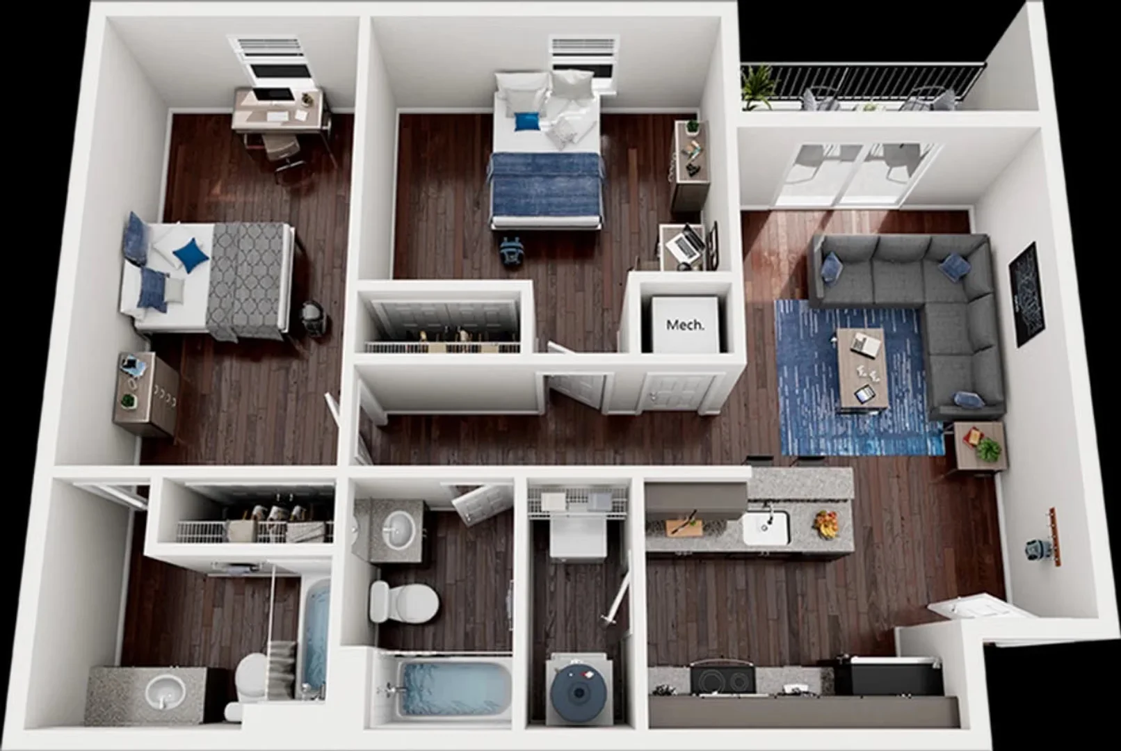 Habitación estudiantil económica con ubicación conveniente en 