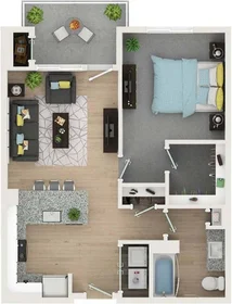 Studio in der East Apache Boulevard, bild 13 von 29