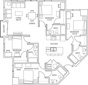 Stanza privata in East 9th Avenue, immagine 3 di 15