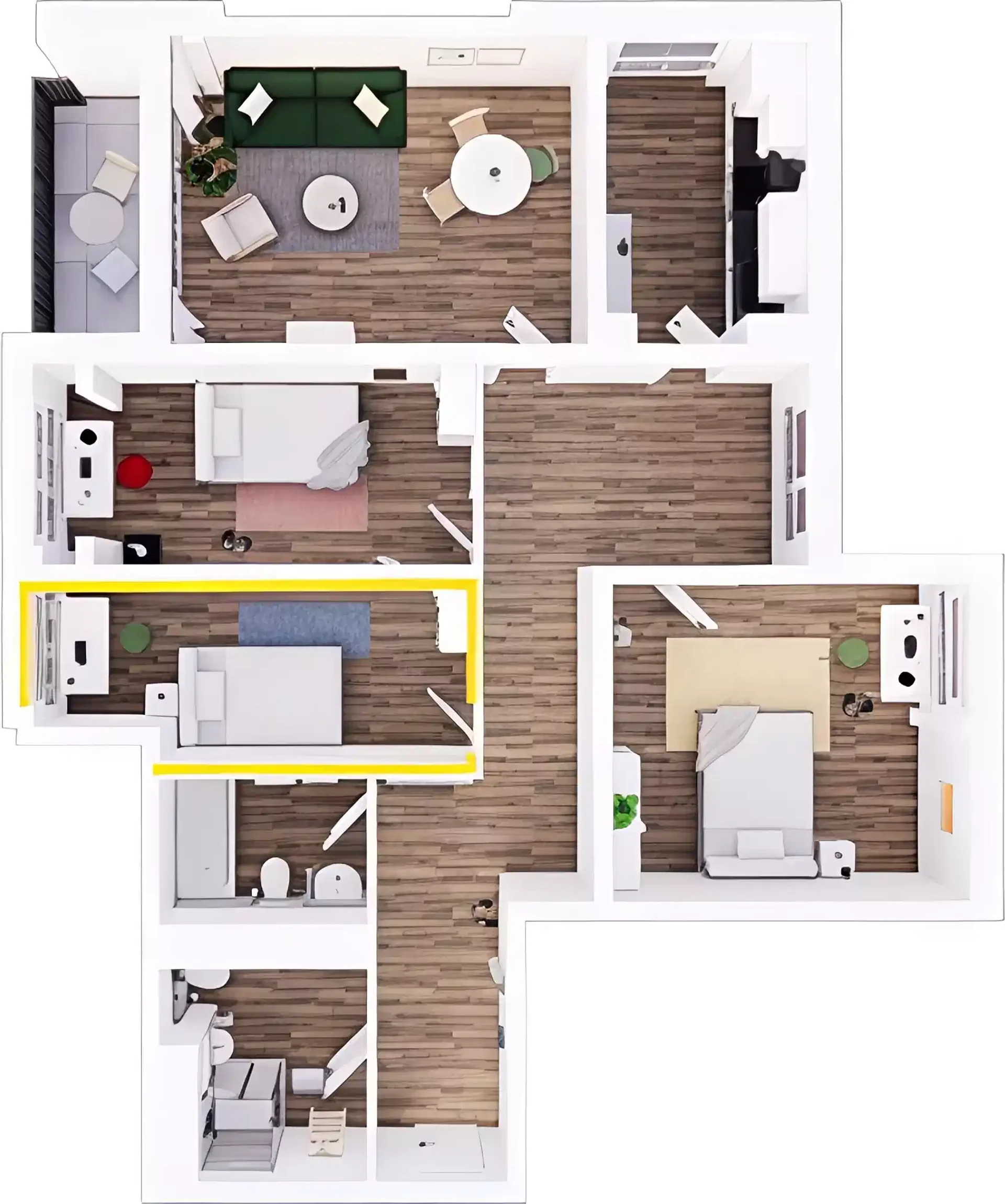 Habitación para estudiantes en  con modernas comodidades