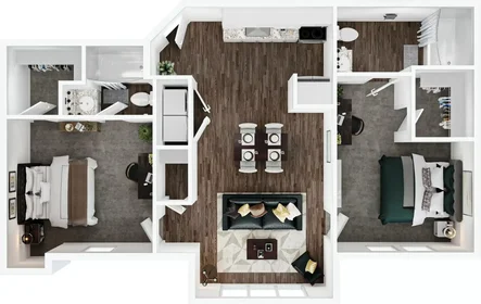 Chambre privée à South Grand Avenue, image 2 de 32