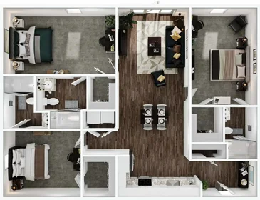 Chambre privée à South Grand Avenue, image 1 de 10