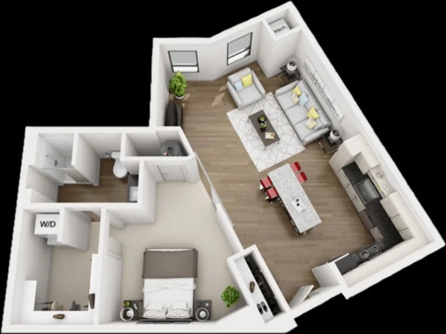 Gemütliches Zimmer für Studenten in 