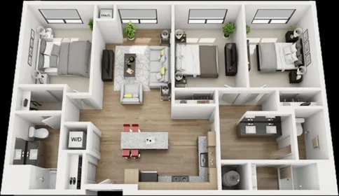 Chambre privée à Forbes Avenue, image 1 de 10