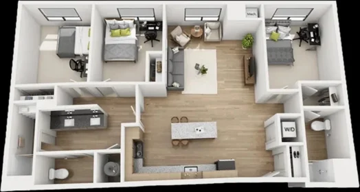 Chambre privée à Forbes Avenue, image 2 de 26