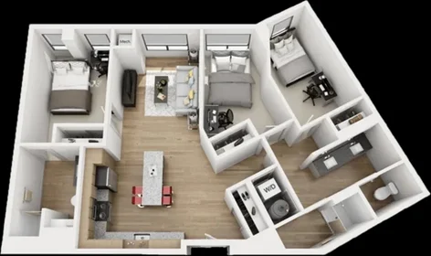 Chambre privée à Forbes Avenue, image 3 de 26