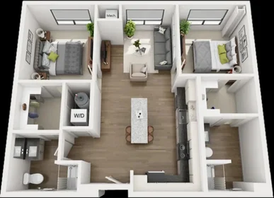 Chambre privée à Forbes Avenue, image 2 de 29