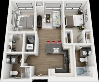 Chambre privée à Forbes Avenue, image 3 de 29