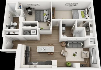 Chambre privée à Forbes Avenue, image 4 de 29