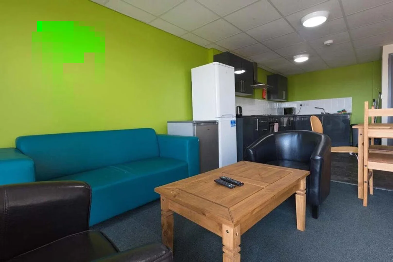 Quarto amigo do estudante em  com comodidades modernas