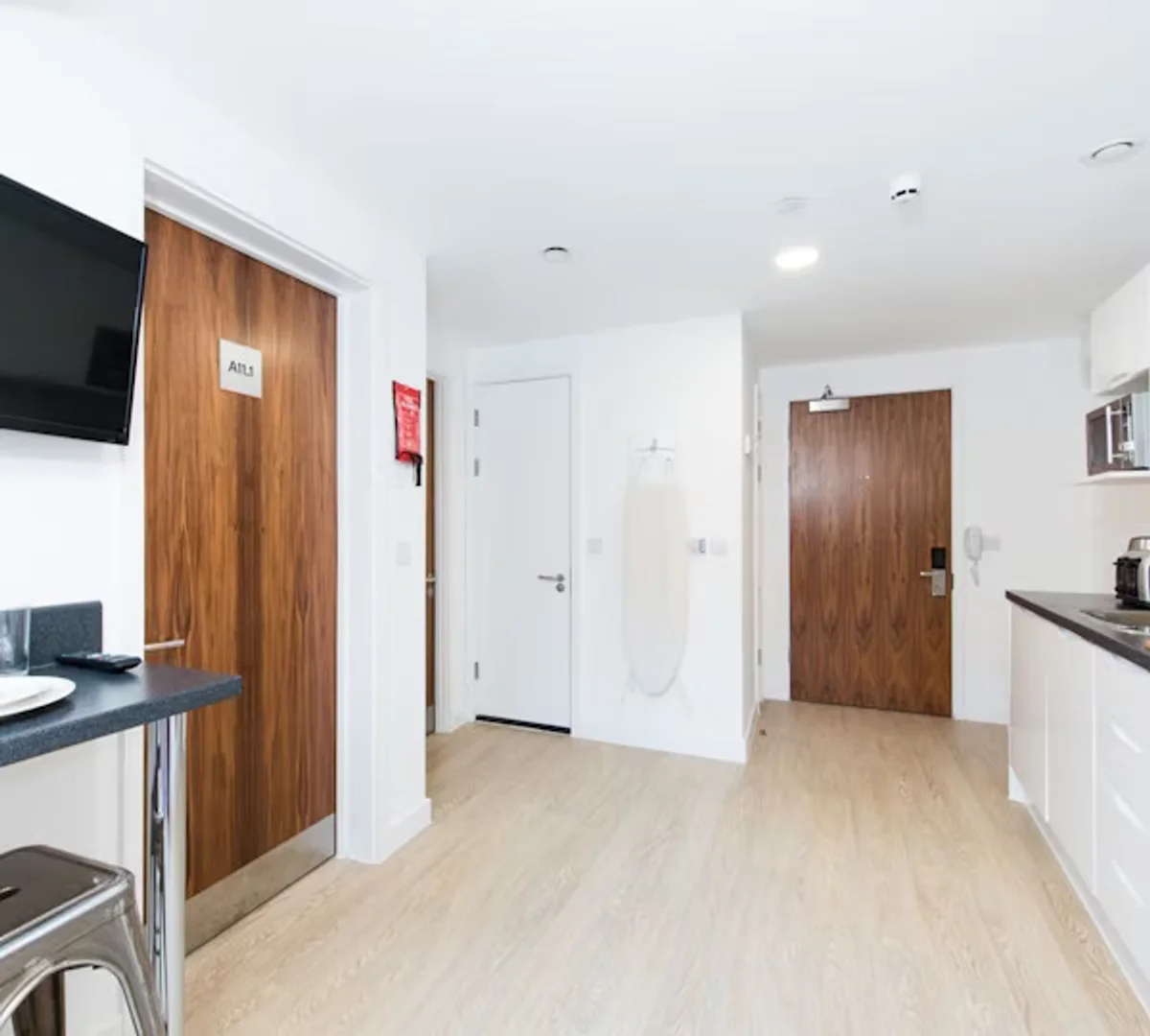 Quarto amigo do estudante em  com comodidades modernas