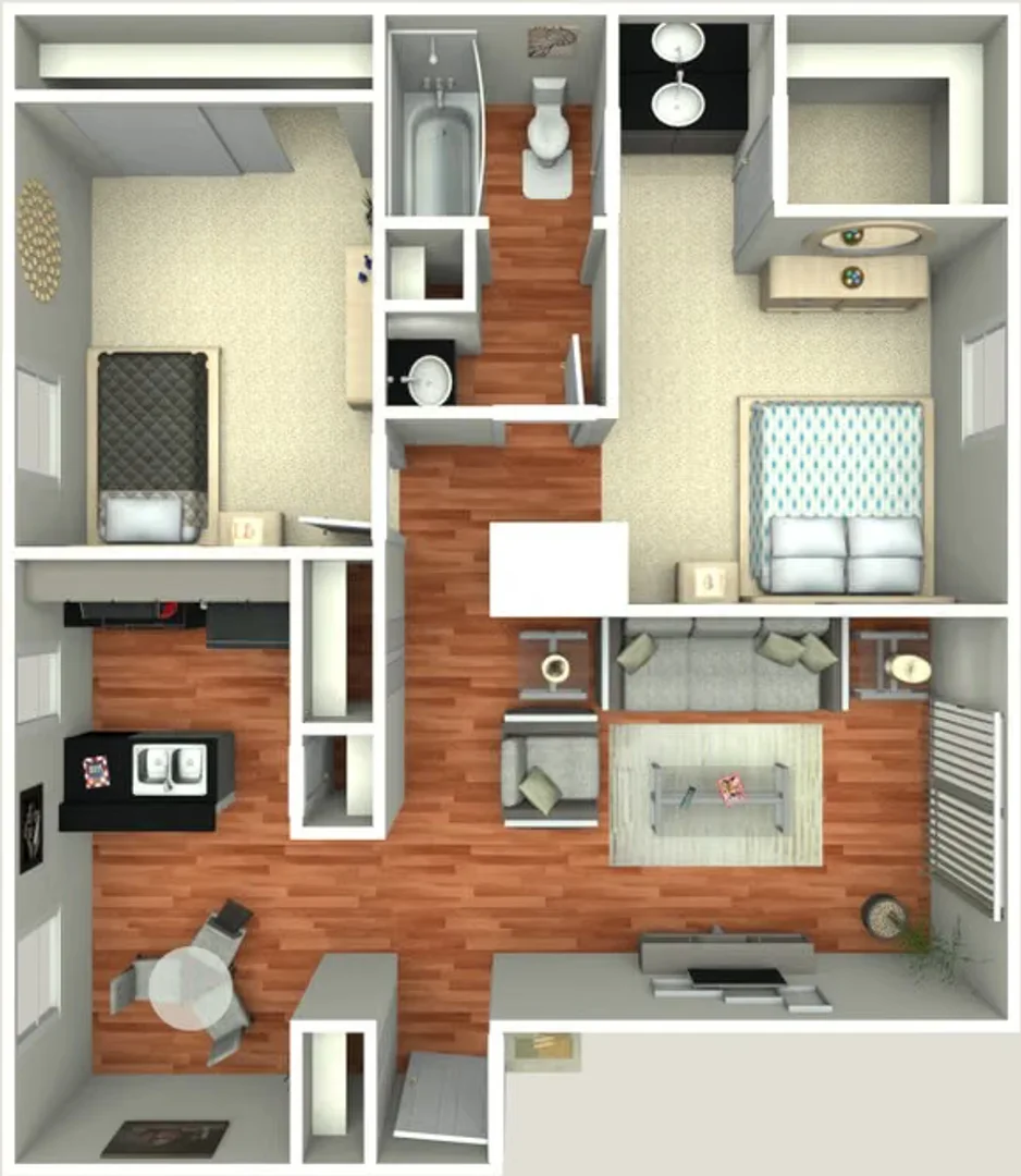 Quarto amigo do estudante em  com comodidades modernas